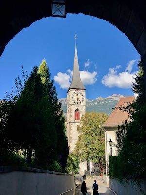 kostel v Churu